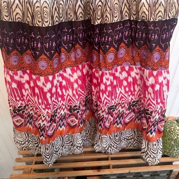 Lane Bryant 18/20 Maxi Skirt With Elastic Waistband & Boho Pattern - Picture 3 of 6